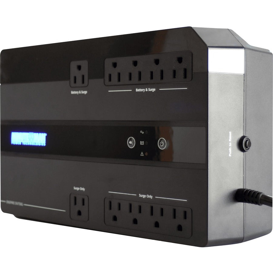 ENSPIRE SERIES: STANDBY UPS, 750VA/450W, 120VAC INPUT & OUTPUT, VOLTAGE RANGE 95