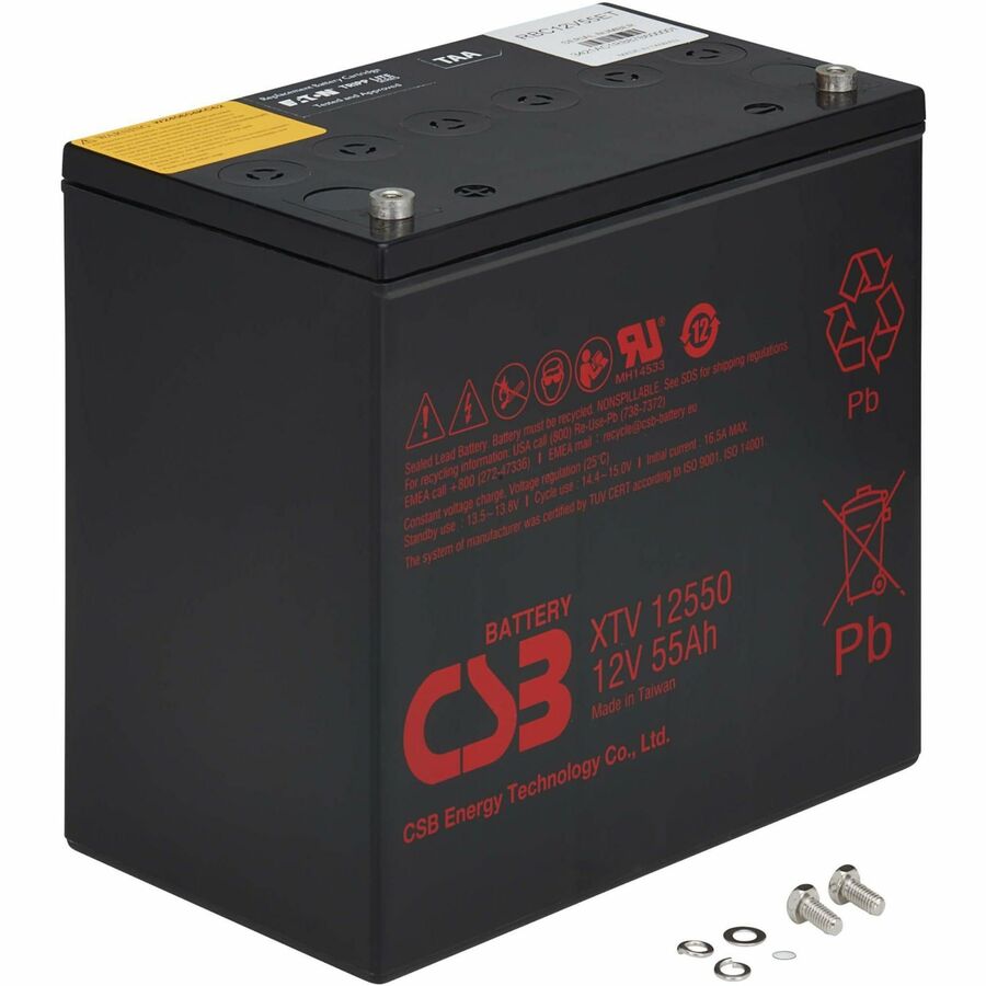Eaton Tripp Lite Series External 12V DC 55AH Battery Module for 120V AC Extreme Temperature Network UPS, TAA