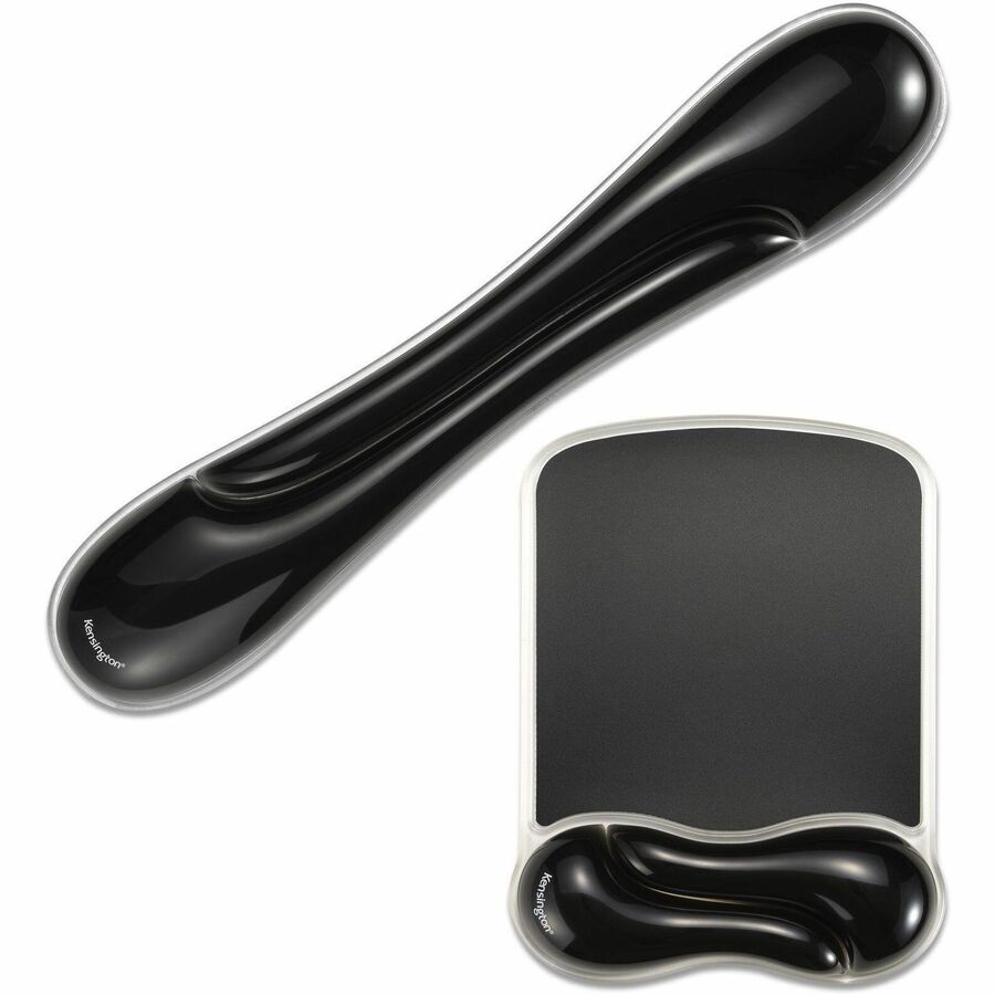 Kensington Duo Gel Mouse & Keyboard Wrist Rest Bundle - Black