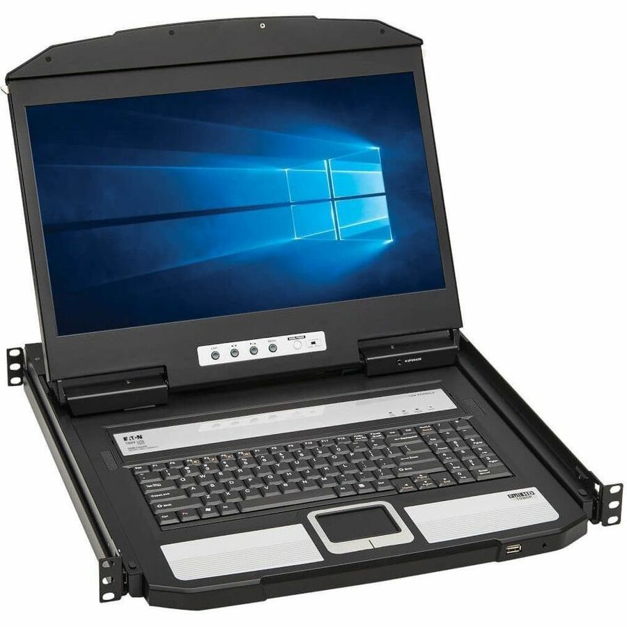 Eaton Tripp Lite Series 1U Rack-Mount Short-Depth HDMI KVM Console with 18.5 in. LCD, TAA