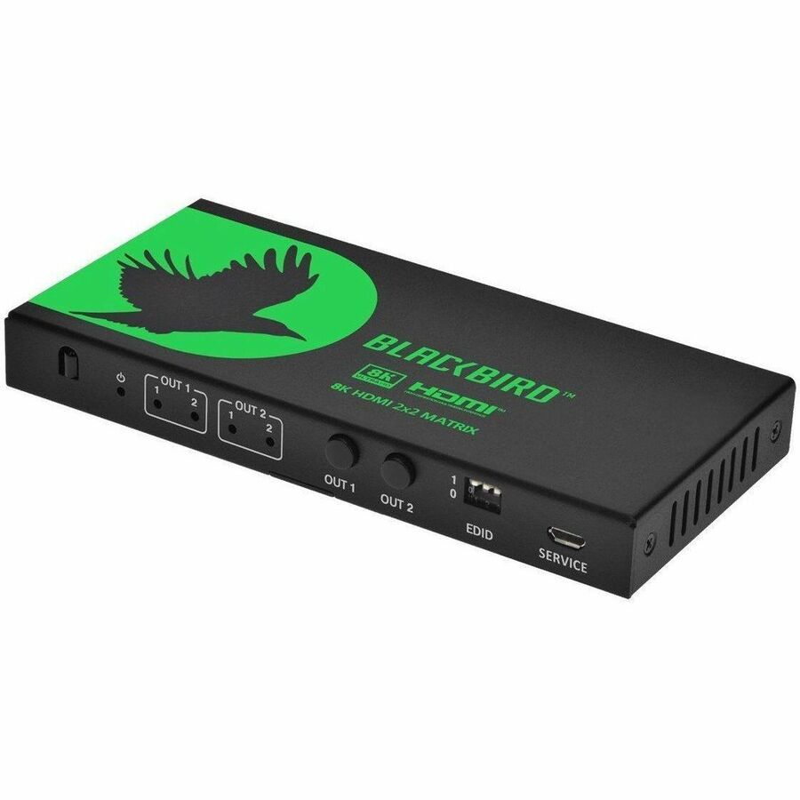 Monoprice Blackbird 8K60 2x2 Video Matrix with HDMI plus Audio Extraction HDCP 2.3