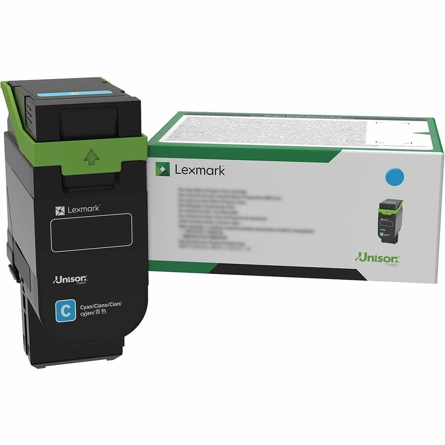 Lexmark Original High Yield Laser Toner Cartridge - Box - Return Program - Cyan - 1 Pack