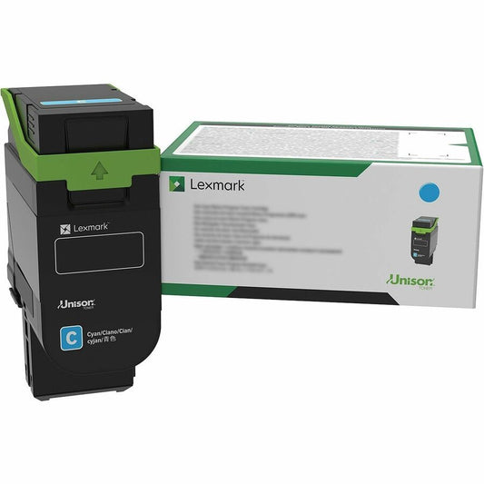Lexmark Original High Yield Laser Toner Cartridge - Box - Return Program - Cyan - 1 Pack