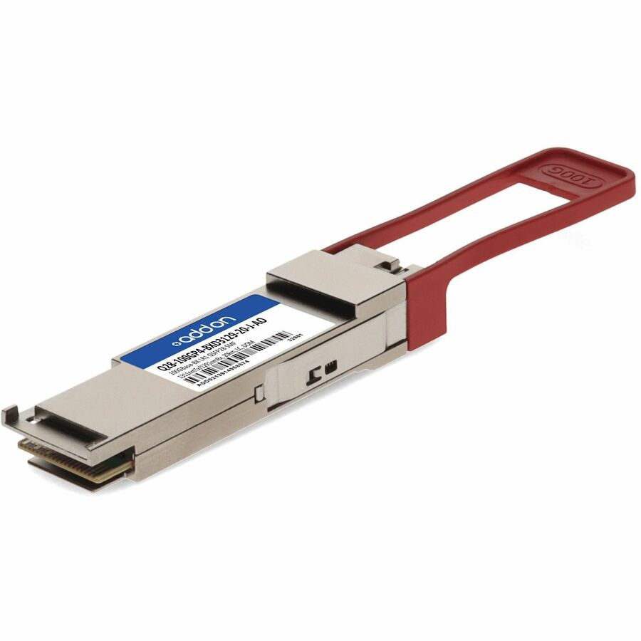 AddOn Juniper Networks&reg; Compatible TAA 100GBase-BX LR1 PAM4 QSFP28 Transceiver Single Lambda (SMF, 1311nmTx/1291nmRx, 20km, LC, DOM)