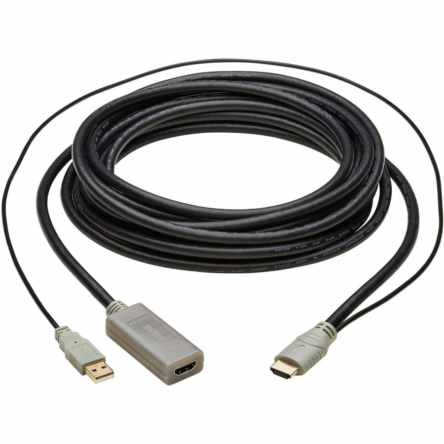 EATON TRIPP LITE SERIES HDMI EXTENSION CABLE WITH ACTIVE REPEATER (M/F), 4K 60 H