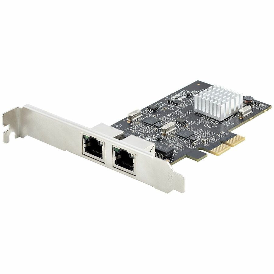 StarTech 2-Port 2.5G NBASE-T PCIe Network Card, Computer Network Card Interface, Intel&reg; I225-V, Dual-Port Ethernet, Multi-Gigabit NIC