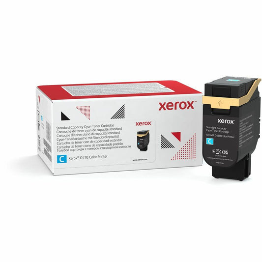 Xerox Genuine Xerox&reg; C410 Color Printer, VersaLink&reg; C415 Color Multifunction Printer Cyan Standard capacity Toner Cartridge (2000 Pages) - 006R04678