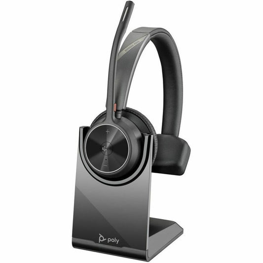 Poly Voyager 4310 Microsoft Teams Certified Headset + BT700 Dongle + Charging Stand