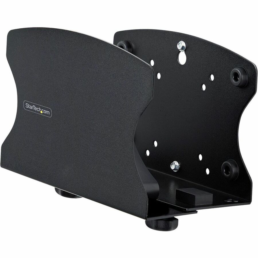 StarTech PC Wall Mount Bracket For Desktop Computers Up To 40lb, Toolless Width Adjustment 1.9-7.8in (50-200mm), Tower/Case Shelf, TAA