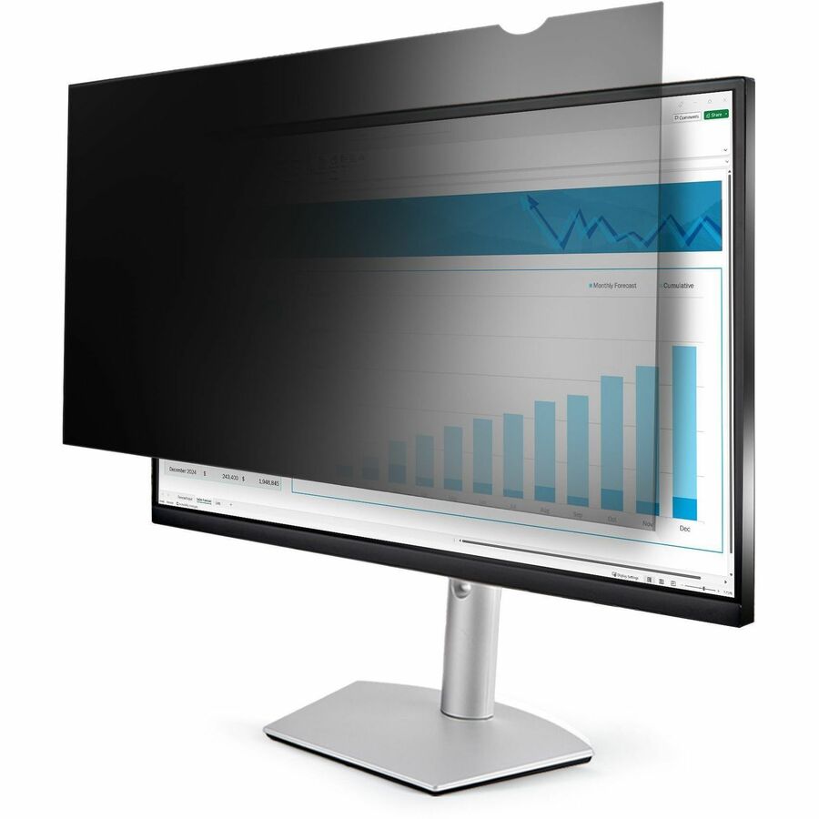 StarTech 22-inch 16:9 Computer Monitor Privacy Filter, Anti-Glare Privacy Screen w/51% Blue Light Reduction, +/- 30 deg. View Angle