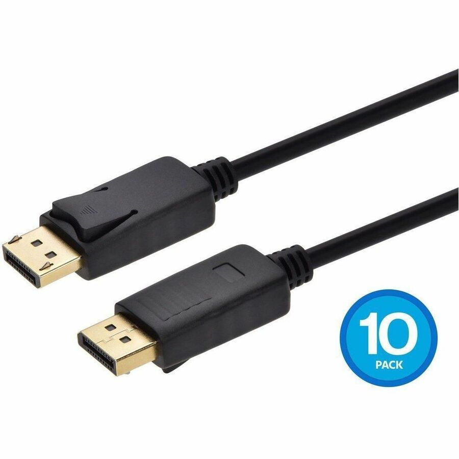Monoprice Select Series DisplayPort 1.2a Cable, 1.5ft (10-Pack)