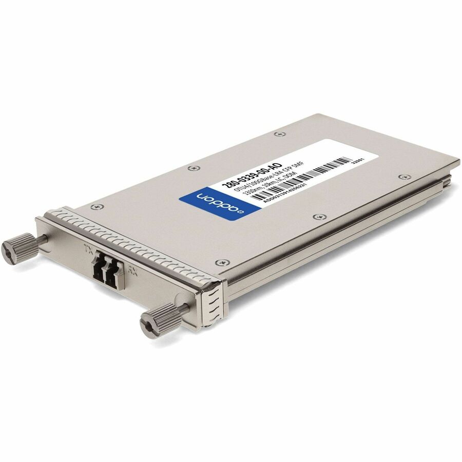 AddOn Cyan&reg; 280-0339-00 Compatible TAA OTU4/100GBase-LR4 CFP Transceiver (SMF, 1310nm, 10km, LC, DOM)