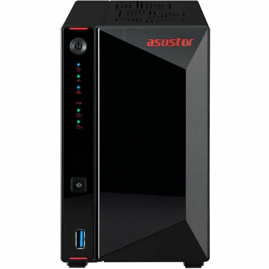ASUSTOR NIMBUSTOR 2 GEN2 AS5402T 2 BAY NAS, QUAD-CORE 2.0GHZ CPU, DUAL 2.5GBE PO