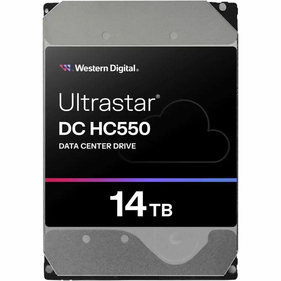 Western Digital Ultrastar DC HC550 WUH721814ALE6L1 14 TB Hard Drive - 3.5" Internal - SATA - Conventional Magnetic Recording (CMR) Method