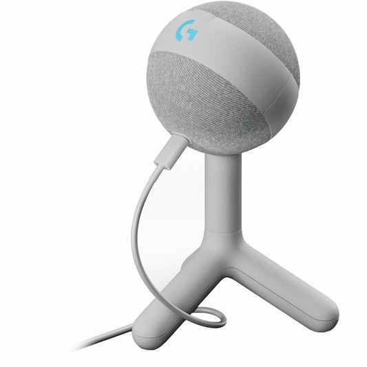 Logitech Yeti Orb Wired Condenser Microphone for Gaming, Live Streaming, Voice, Video - Off White
