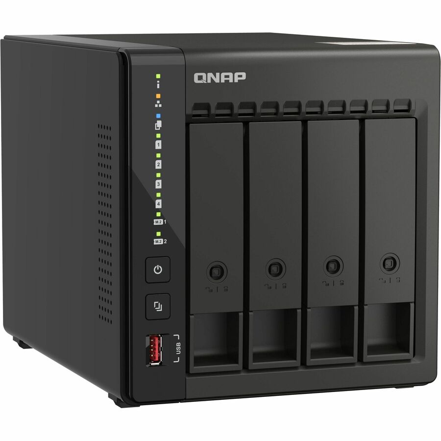 QNAP 4 BAY NVR, 8CH (MAX CHANNELS 24), VMS BUILT-IN, IP SURVEILLANCE, HDMI OUTPU