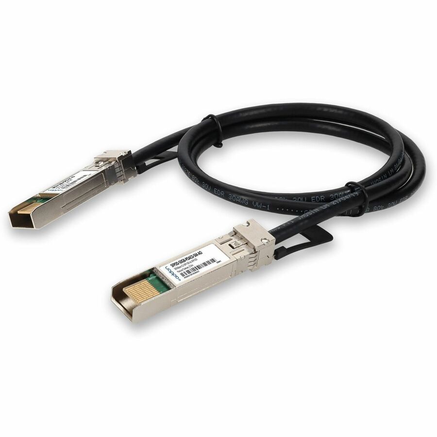 AddOn MSA Compliant 50GBase-CU SFP-DD to SFP-DD Direct Attach Cable (Passive Twinax, 0.5m, 30AWG)