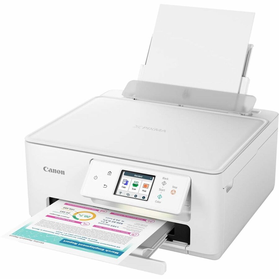 Canon PIXMA TR7720 Inkjet Multifunction Printer - Color - White