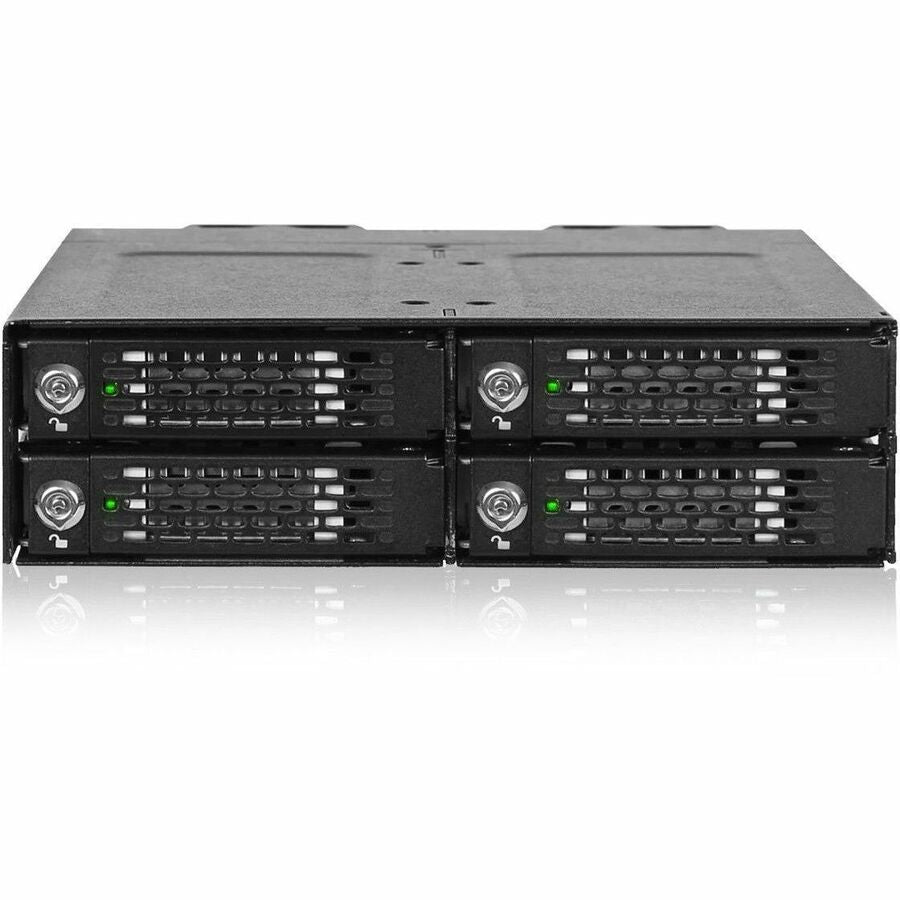 Icy Dock ToughArmor MB873MP-B V2 Drive Enclosure for 5.25" M.2, PCI Express NVMe 4.0 - SFF-8612 OCuLink Host Interface Internal - Black