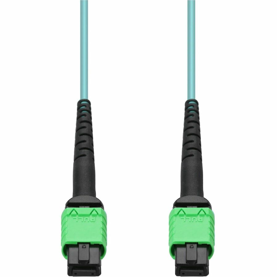 ADDON 30M MPO/APC TO MPO/APC AQUA OM4 LSZH 12-STRAND FIBER PATCH CABLE