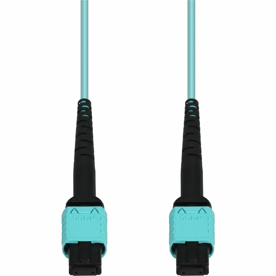 23M MPO/UPC TO MPO/UPC AQUA OM4 OFNR (RISER-RATED) 12-STRAND FIBER PATCH CABLE