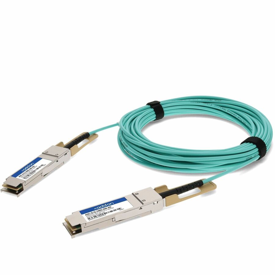 ADDON ARISTA NETWORKS COMPATIBLE TAA 100GBASE-AOC QSFP28 TO QSFP28 ACTIVE OPTICA