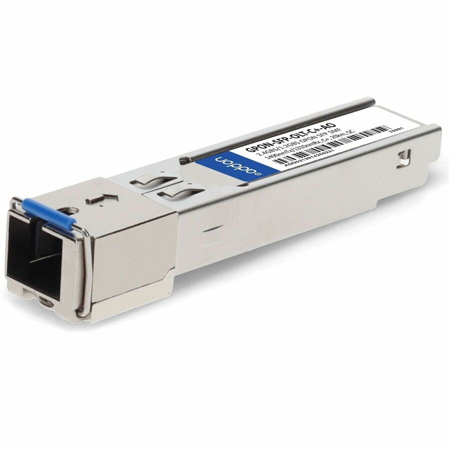 AddOn MSA and TAA GPON OLT SFP C+ Transceiver (1490nmTx/1310nmRx, 2.5Gbps/1.25Gbps, 32dBm, SC)