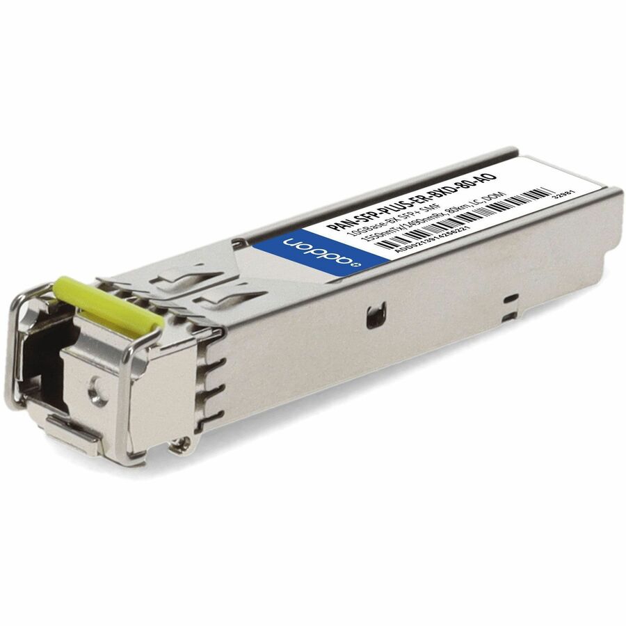 AddOn Palo Alto Networks&reg; PAN-SFP-PLUS-ER-BXD-80 Compatible TAA 10GBase-BX SFP+ Transceiver (SMF, 1550nmTx/1490nmRx, 80km, LC, DOM)