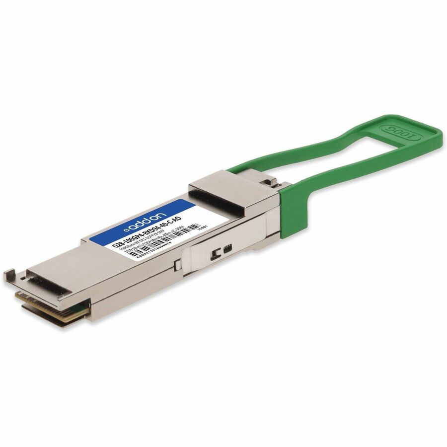 AddOn Cisco&reg; Compatible TAA 100GBase-BX ER1 PAM4 QSFP28 Transceiver Single Lambda (SMF, 1309.14nmTx/1304.58nmRx, 40km, LC, DOM)