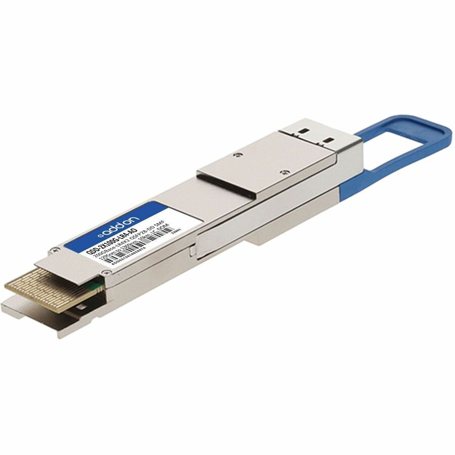AddOn Juniper Networks&reg; QDD-2X100G-LR4 Compatible TAA 2x100GBase-LR4 QSFP28-DD Transceiver (SMF, 1295nm to 1309nm, 10km, 2xCS, DOM)