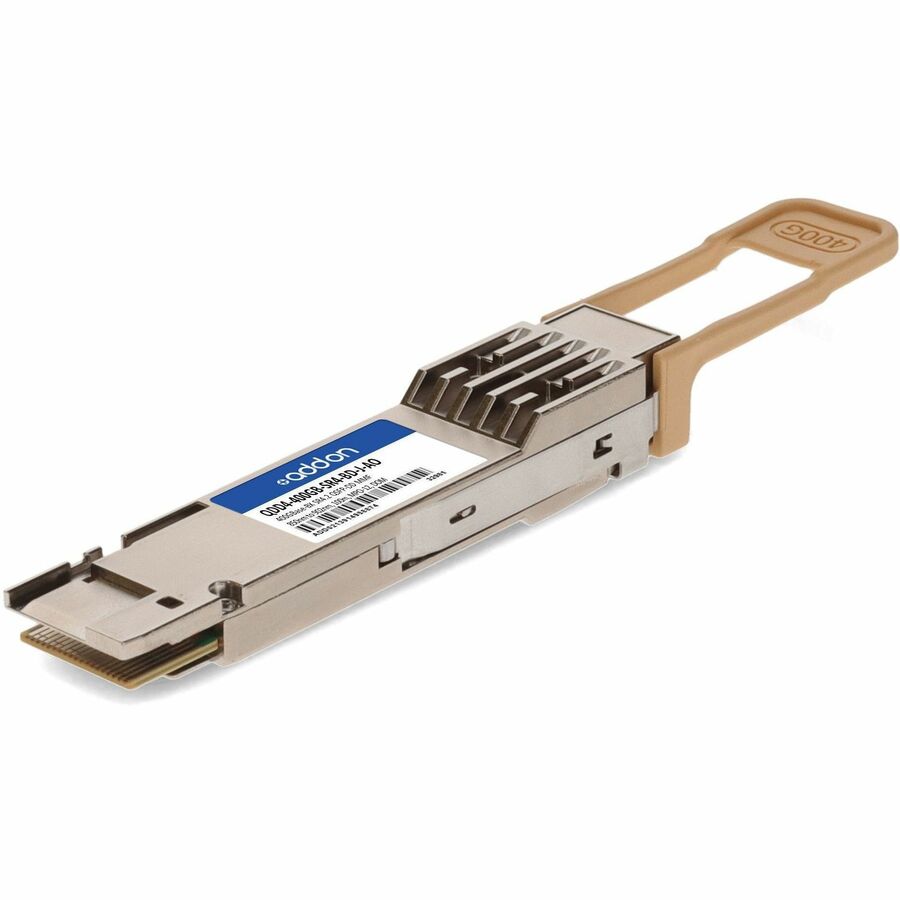 AddOn Juniper Networks Compatible TAA 400GBase-BX SR4.2 PAM4 QSFP-DD Transceiver (MMF, 850nm to 902nm, 100m, MPO-12, DOM, CMIS 4.0)