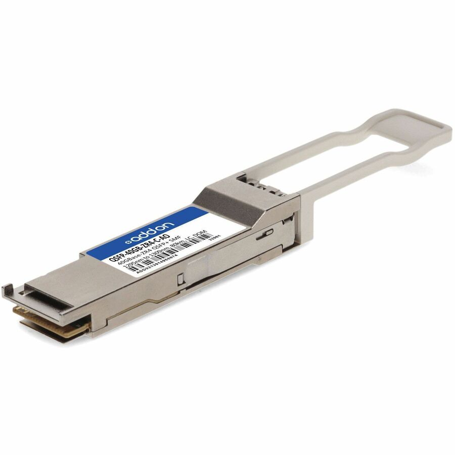 AddOn Cisco&reg; Compatible TAA 40GBase-ZR4 QSFP+ Transceiver (SMF, 1295nm to 1309nm, 80km, LC, DOM)