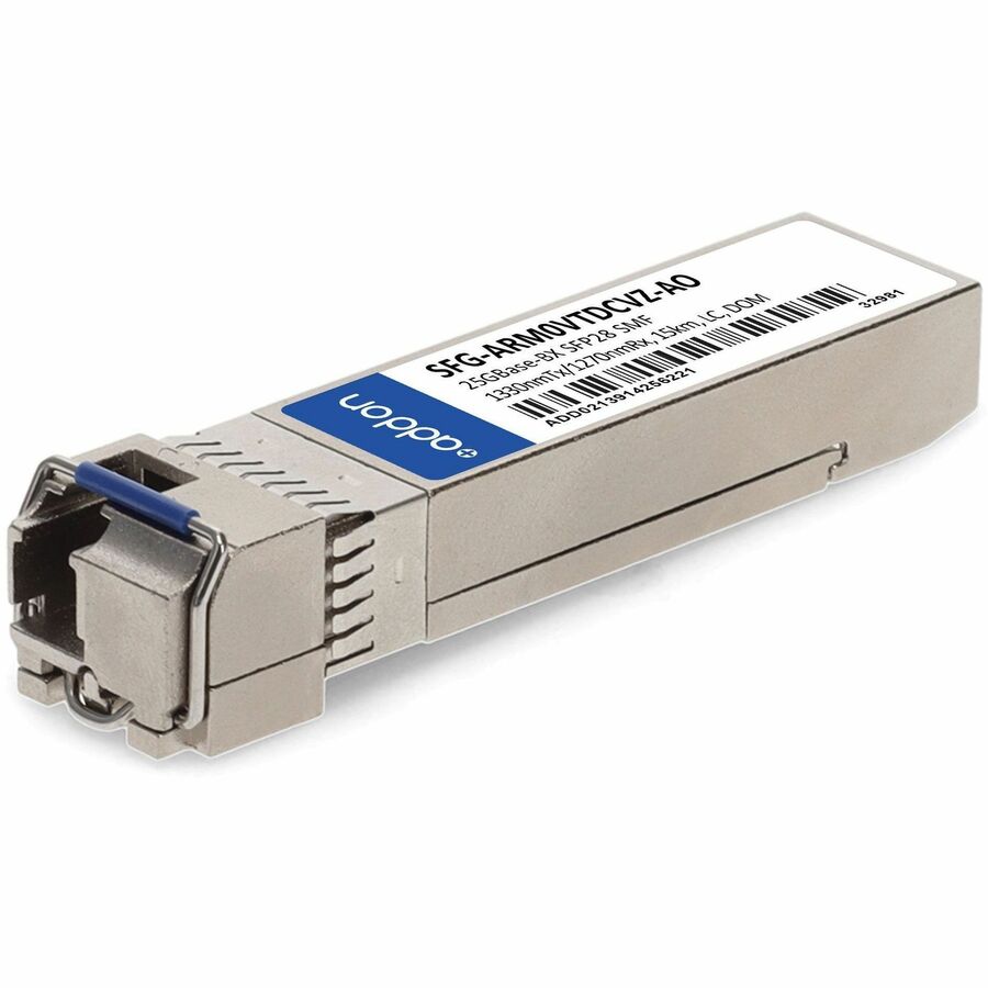 AddOn Samsung&reg; SFG-ARM0VTDCVZ Compatible TAA 25GBase-BX SFP28 Transceiver (SMF, 1270nmTx/1330nmRx, 15km, LC, DOM, -40 to 85C)