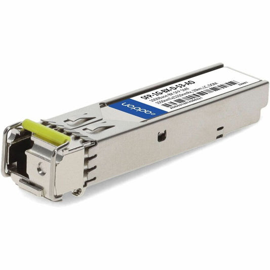 AddOn MSA and TAA 1000Base-BX SFP Transceiver (SMF, 1550nmTx/1310nmRx, 10km, LC, DOM)
