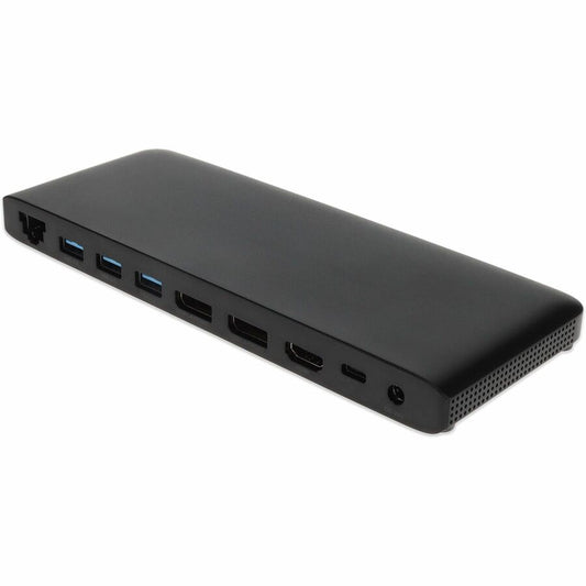 AddOn USB 3.1 (C), 4x USB 3.0 (A), 2x Displayport, 1x HDMI, SD Card Slot, with Audio and Ethernet, Black Docking Station