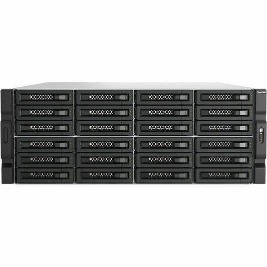 QNAP TL-R2400PES-RP Drive Enclosure SATA/600, SATA/300 - Mini-SAS HD Host Interface - 4U Rack-mountable