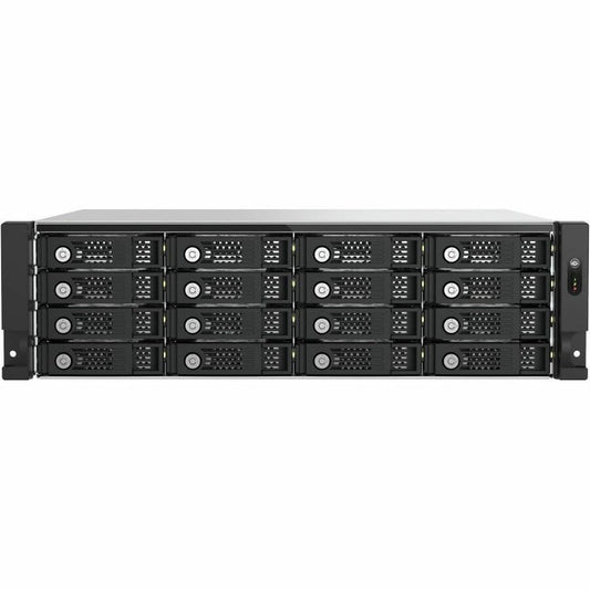 QNAP TL-R1600PES-RP Drive Enclosure SATA/600, SATA/300 - PCI Express Host Interface - 3U Rack-mountable
