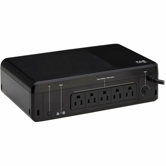 Tripp Lite by Eaton series 850VA 450W 120V Standby UPS - 5 NEMA 5-15R Outlets (Surge + Battery Backup), 5-15P Plug, Desktop uninterruptible power supply