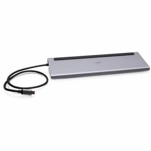 C2G USB-C&reg; 10-in-1 Triple Display Docking Station with HDMI&reg;, DisplayPort™, VGA, Ethernet, USB, SD Card Reader, 3.5mm Audio and Power Delivery up to 100W - 4K 30Hz