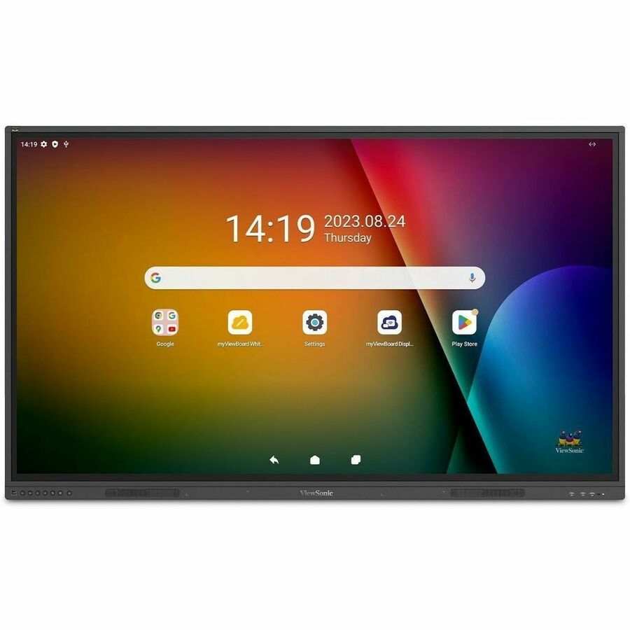 ViewSonic ViewBoard IFP65G1 - 65" 4K UHD Interactive Display, Non-OS, USB C, RJ45 - 400 cd/m2