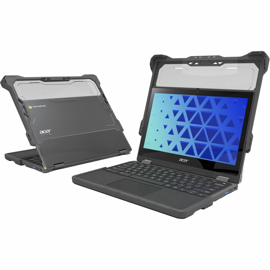 MAXCases Extreme Shell-F2 Chromebook Case for Acer C936/C936T Clamshell Chromebook 14" (Gray)
