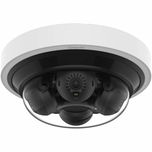 Hanwha PNM-C16013RVQ 4 Megapixel Network Camera - Color - Dome - White