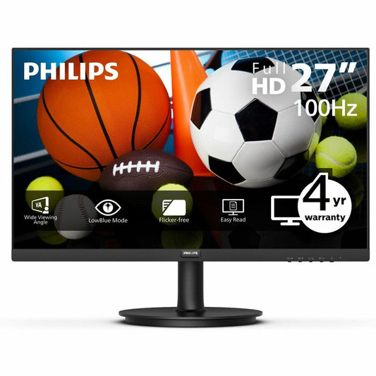 PHILIPS 271V8LBS - 27 inch Monitor, LED, FHD, HDMI, VGA, 4 Year Manufacturer Warranty - 27"