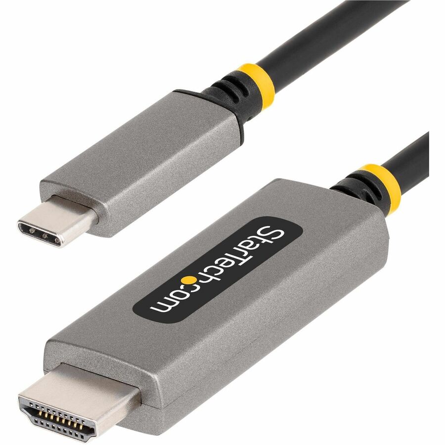 StarTech 10ft (3m) USB-C to HDMI Adapter Cable, 8K 60Hz, 4K 144Hz, HDR10, USB Type-C to HDMI 2.1 Converter, USB-C/USB4/TB3/4 Compatible