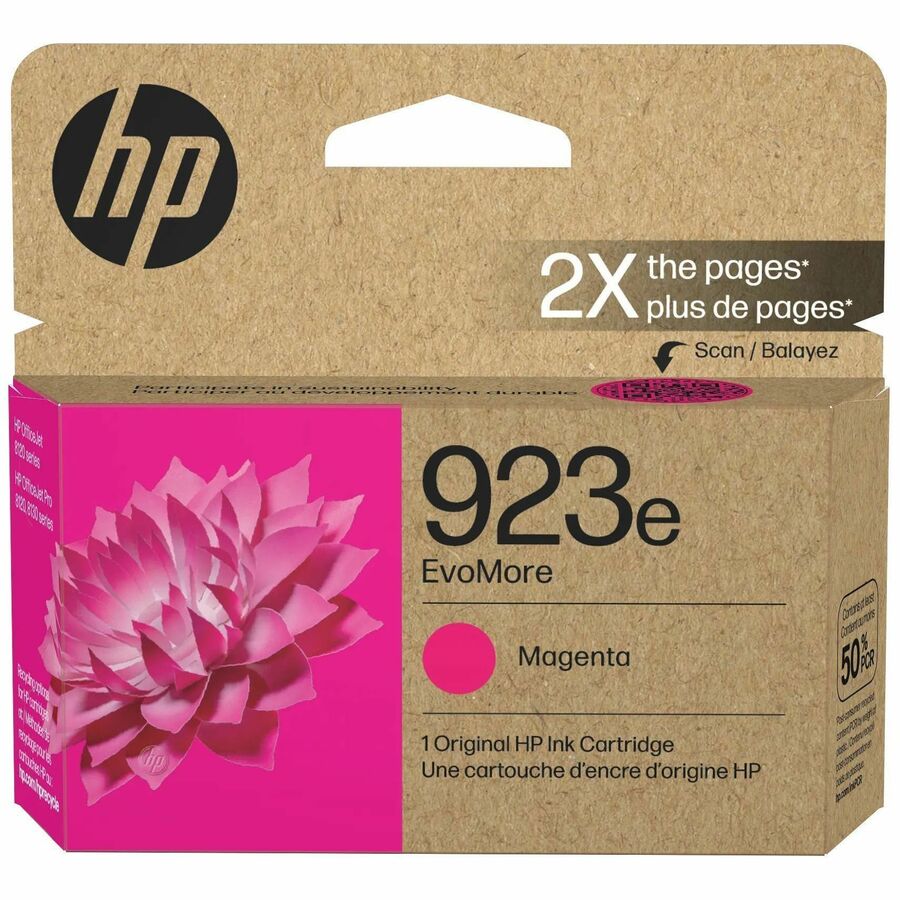 HP EvoMore 923e Original High Yield Inkjet Ink Cartridge - Magenta - 1 Each