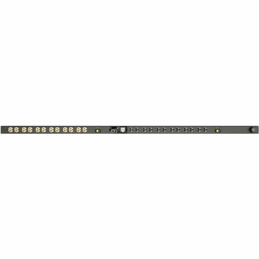 RPDU, MONITORED UNIT LEVEL EC, 30A, 120V, 2.8KW, VERTICAL, (24) NEMA 5-20R, 10FT