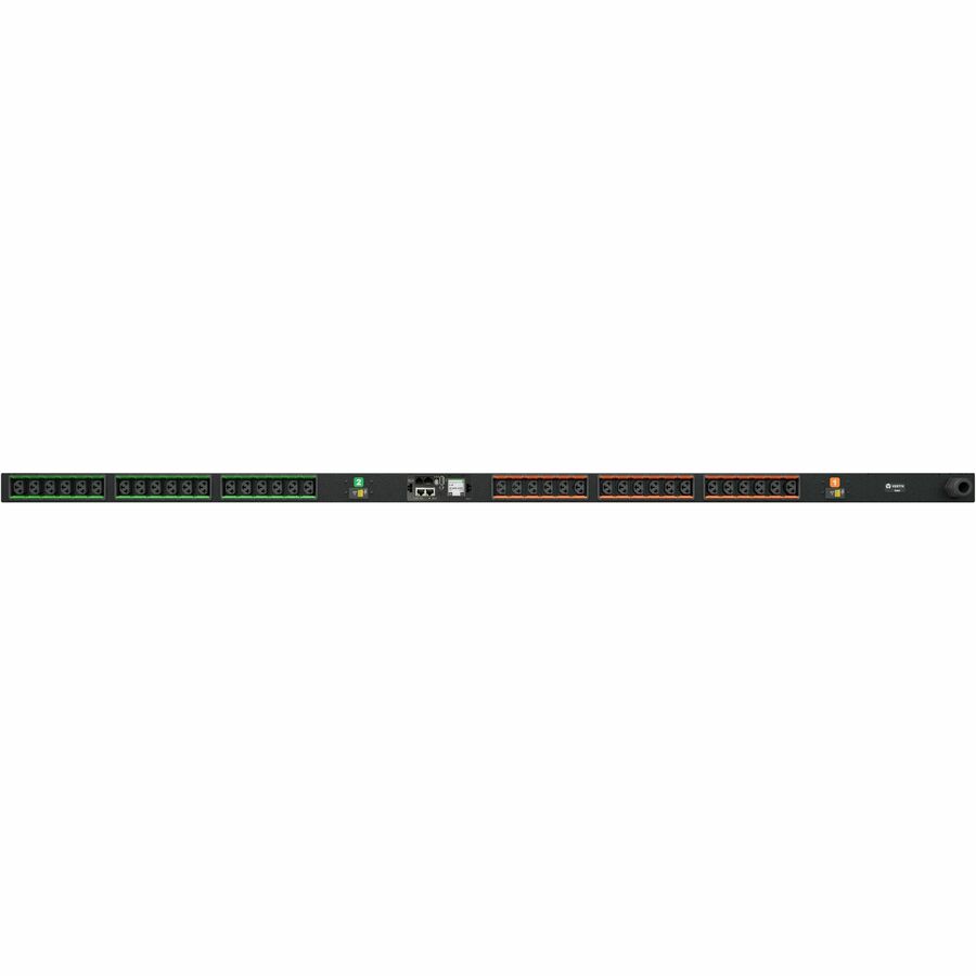 Vertiv Geist Monitored RPDU with Next-Generation IMD| 30A| 208V| 0U Rack| (36) Combination C13/C19 outlets| NEMA L6-30P Plug | 4.9kW| VP4N30AM