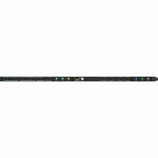 Vertiv Geist Universal Rack PDU with Next-Generation IMD| 32A-63A| 22kW Power Capacity| 208V-415V| (30) Combination C13/C19 outlets | VP4UV0A2