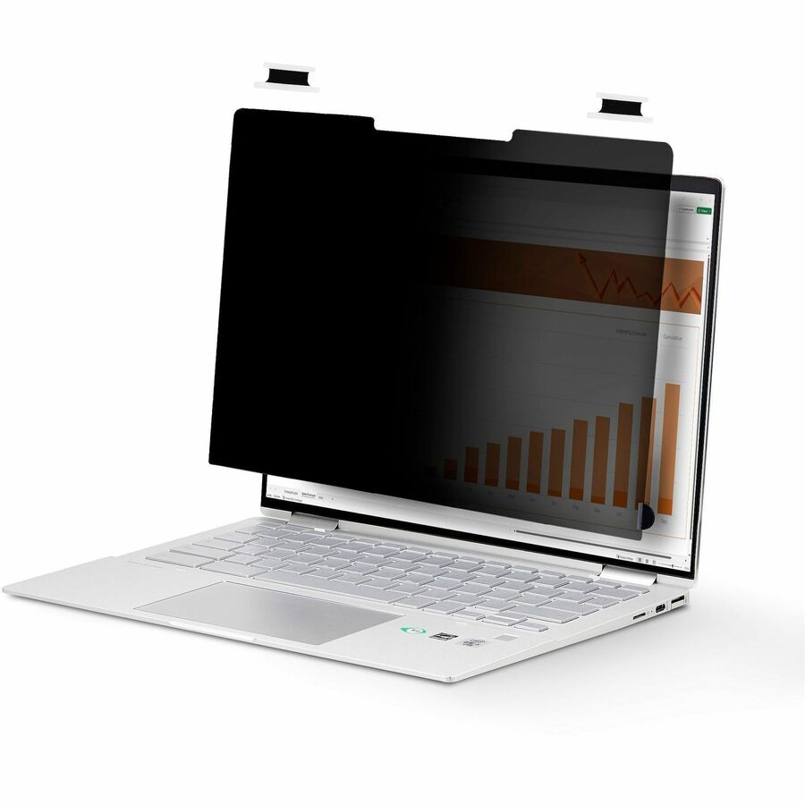 StarTech 14-inch 16:9 Flip-Over Privacy Screen w/Touch, Anti-Glare Privacy Filter, Laptop Monitor Screen Protector, Blue Light Filter