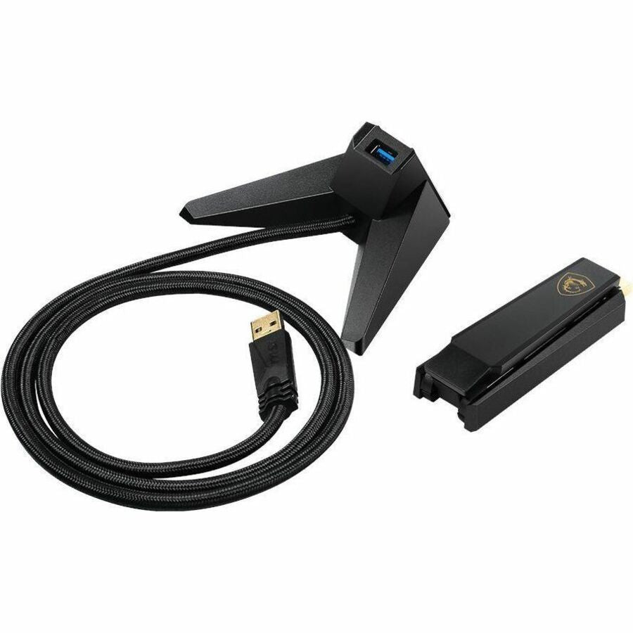 MSI AXE5400 IEEE 802.11 a/b/g/n/ac/ax Tri Band Wi-Fi Adapter for Computer, Notebook
